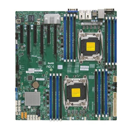 Supermicro X10DRI-B Dual LGA2011/Intel C612/DDR4/SATA3&USB3.0/V&2GbE/EATX Server MBD-X10DRI-B